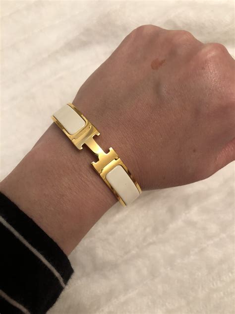 bracelet clic h hermes|hermes clic h bracelet review.